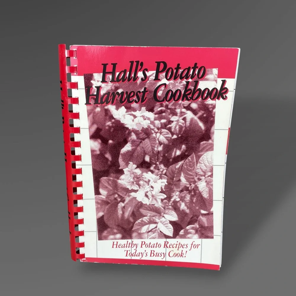 Hall's‎ Potato Harvest Cookbook 1993 Red River Valley ND Farm Spiral Coil